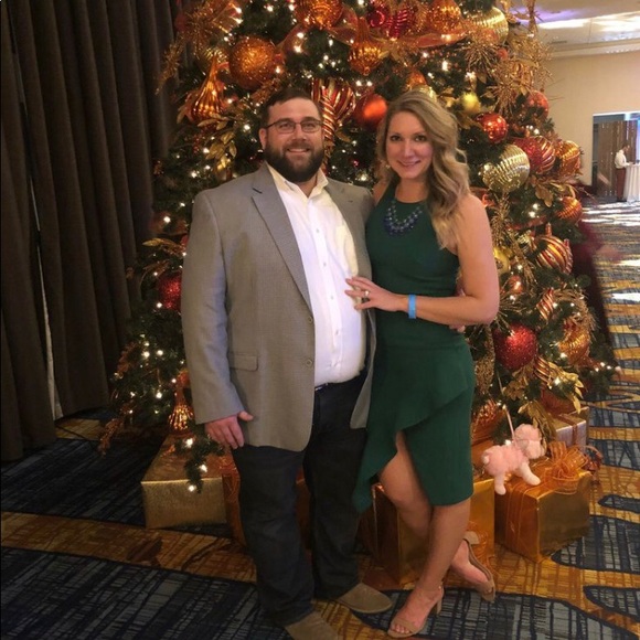 Cinq a Sept Green Piper Sheath Dress 6 - Picture 7 of 9